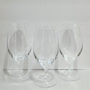 Waterford Sommelier Crystal Wine Iced Tea Glasses Set of 3 20oz 8" READ
